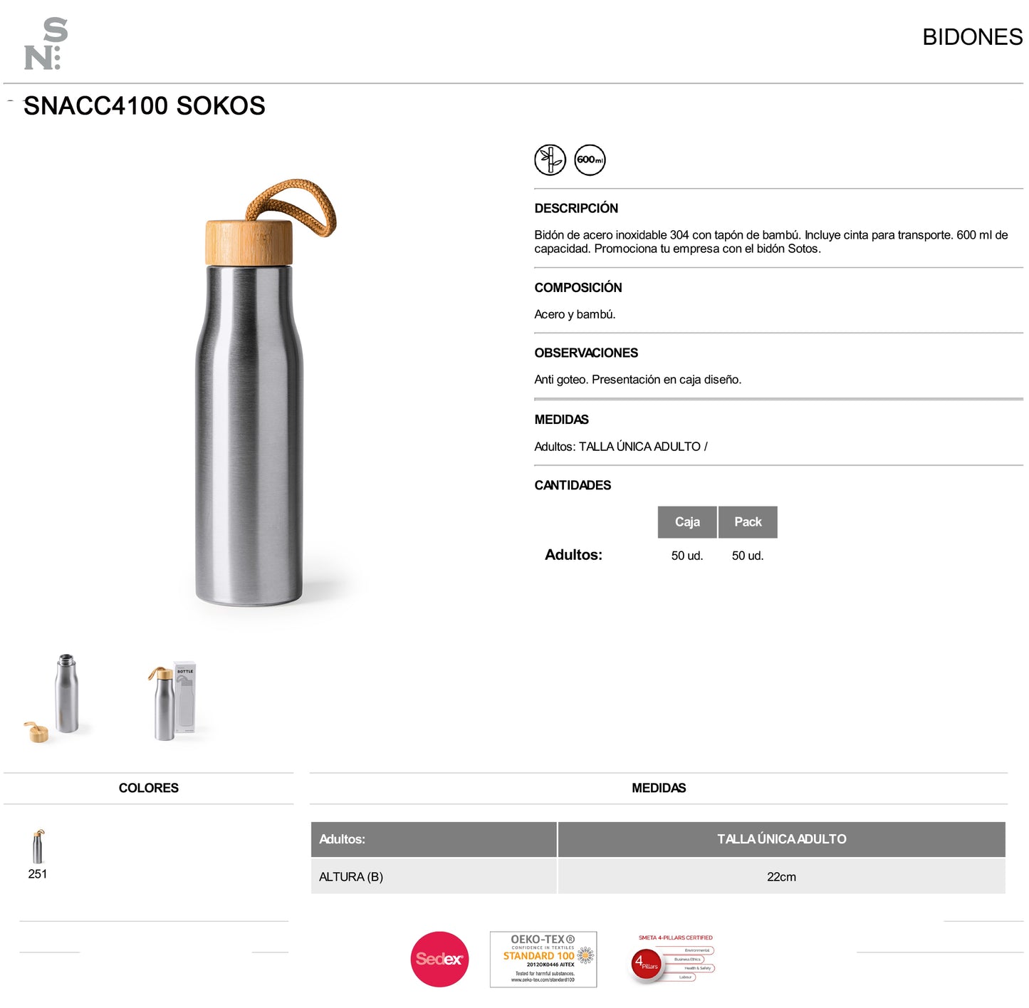 SNACC4100- BIDON SOKOS