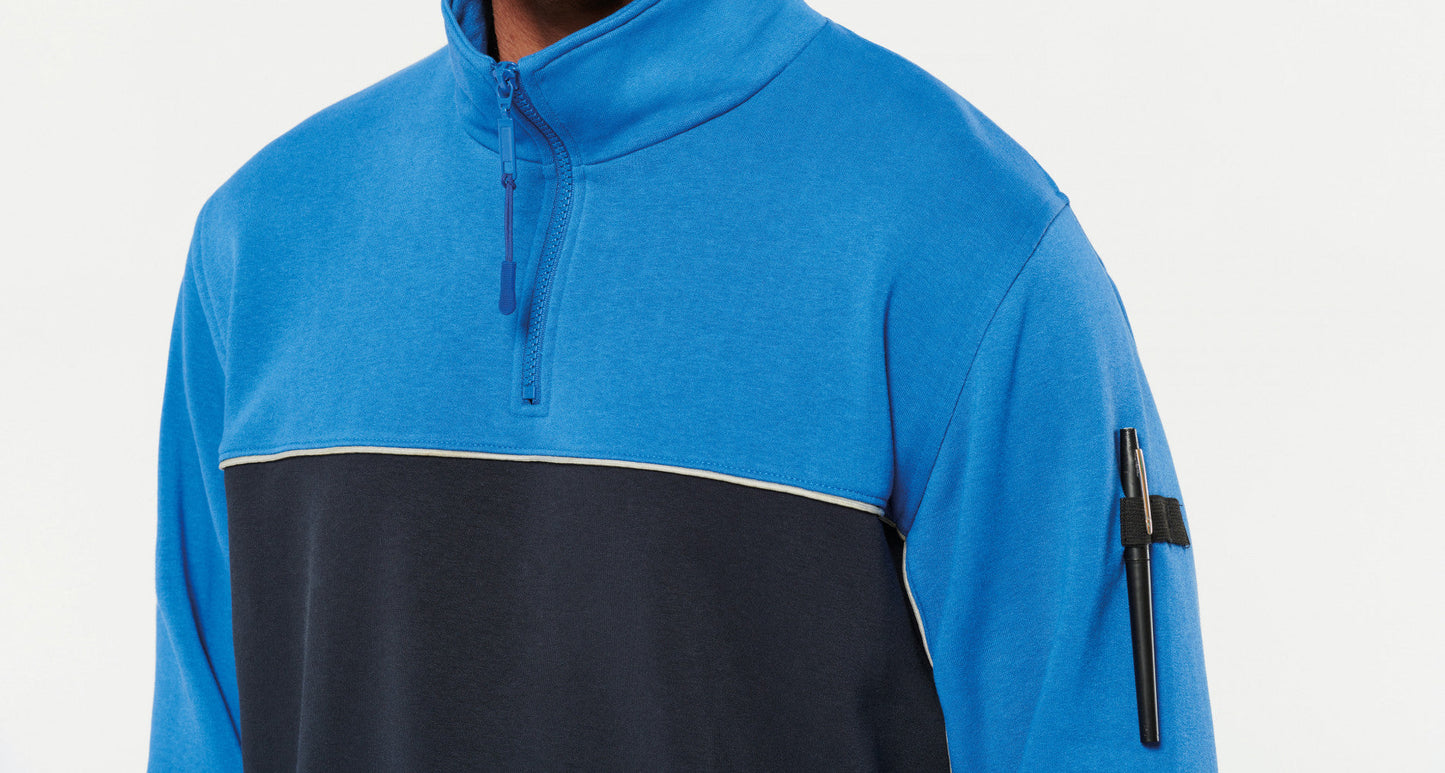 SN404 SUDADERA CUELLO CREMALLERA.UNISEX