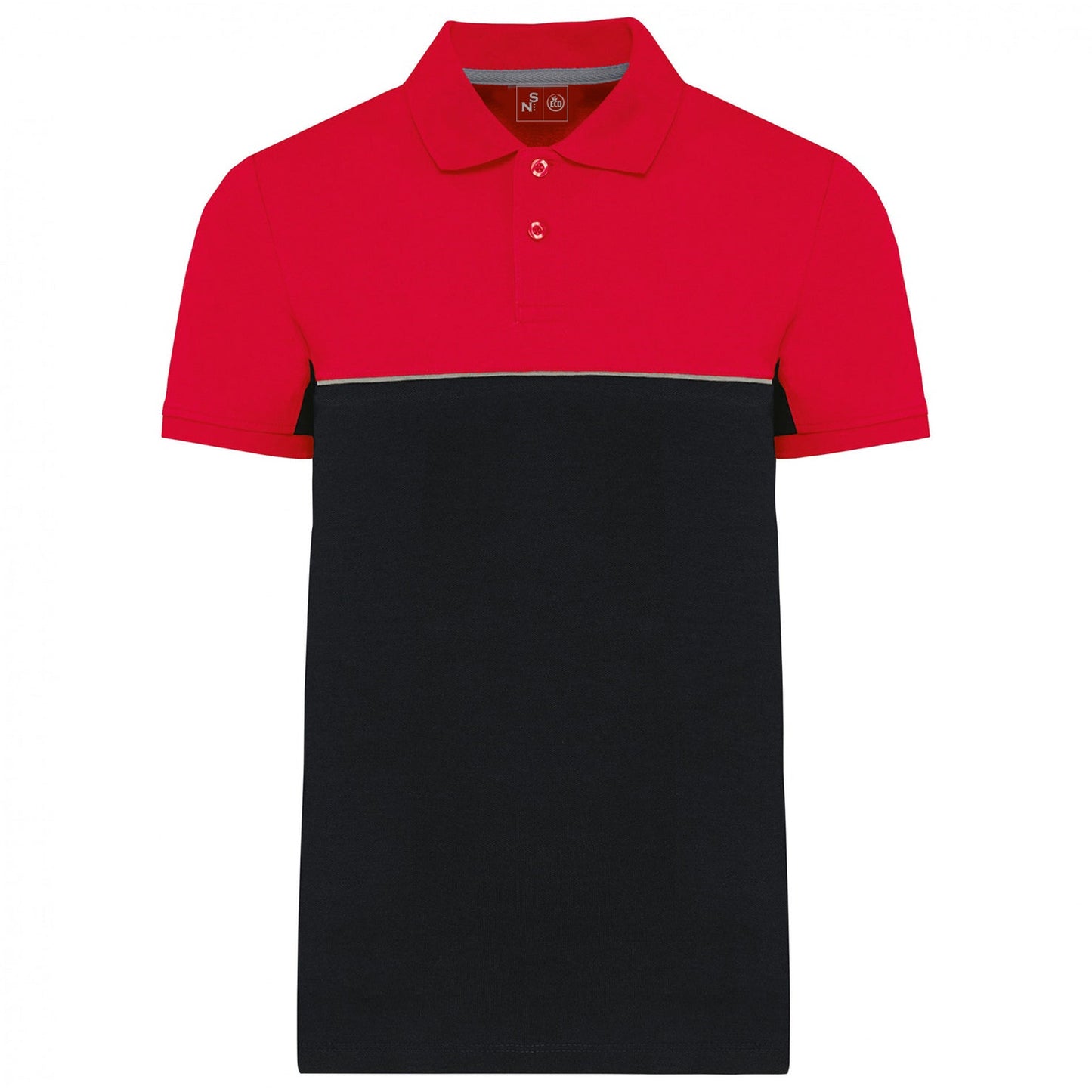 SNPL210 POLO BICOLOR LABORAL- UNISEX