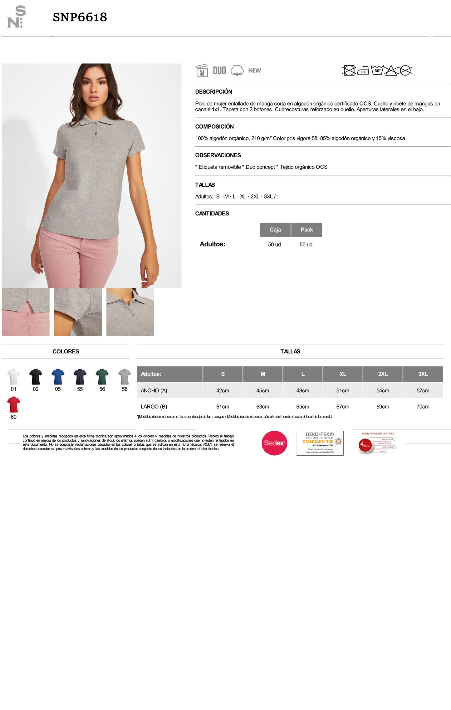 SNP6618-POLO PRINCE. DONNE