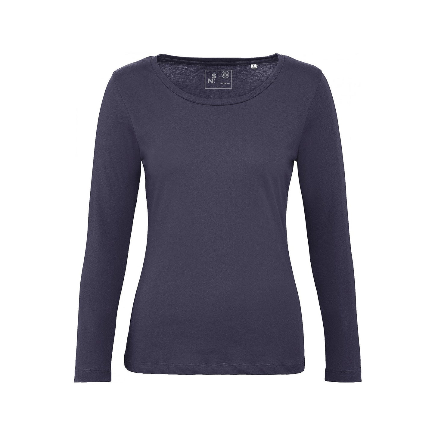 SNC071 T-SHIRT BIOLOGICA INSPIRE MANICA LUNGA.DONNA