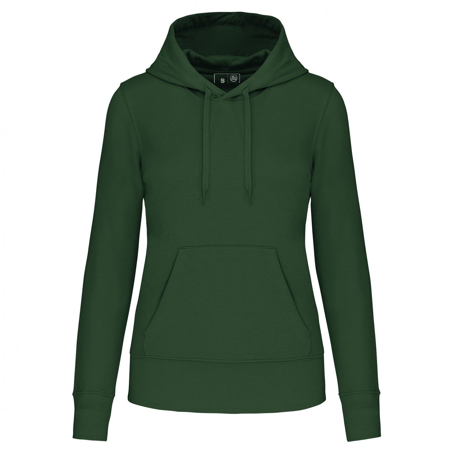 SN4028 - FELPA DA DONNA ECO-RESPONSABILE CON CAPPUCCIO