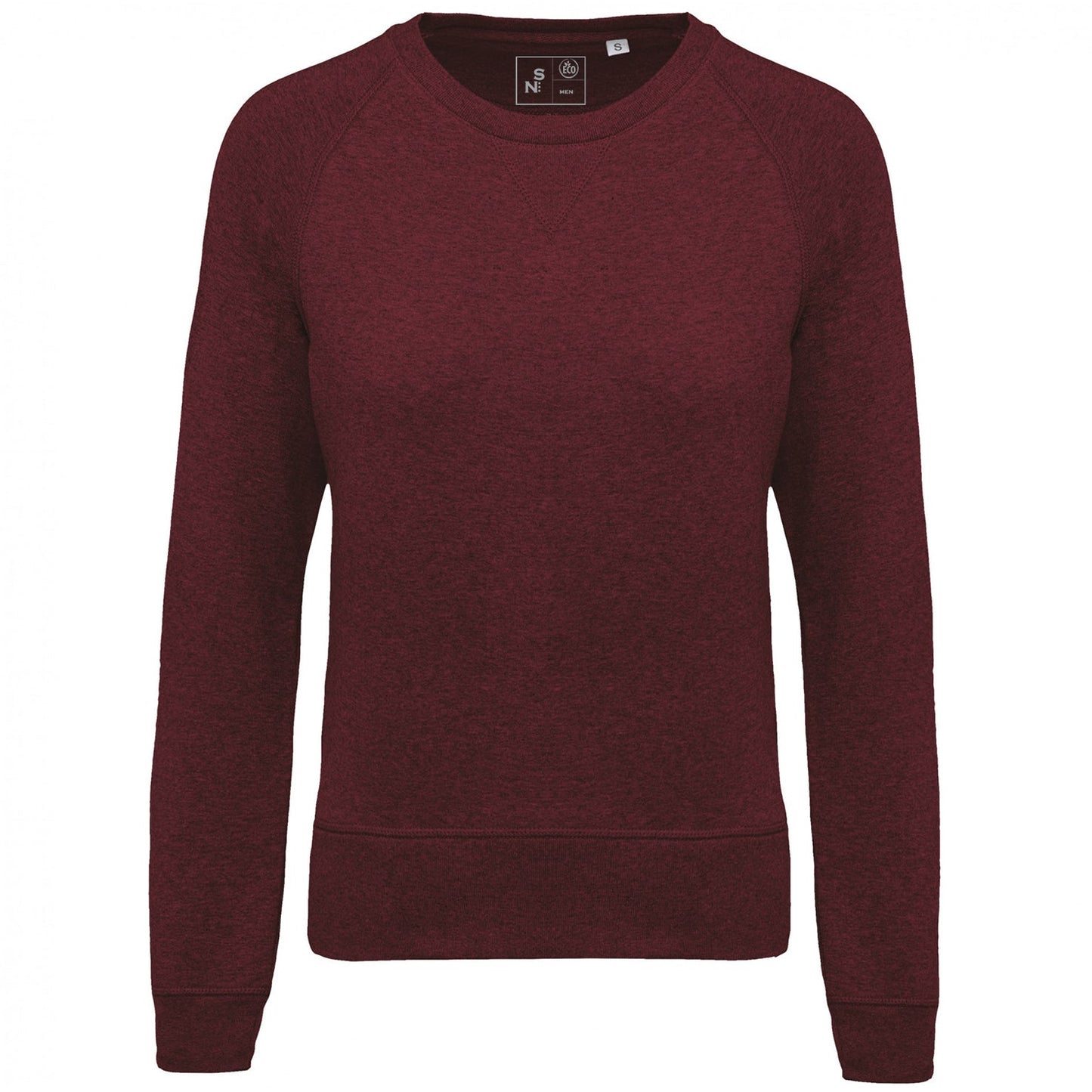 SN481 SWEAT-SHIRT COL ROND EN COTON BIO FEMME
