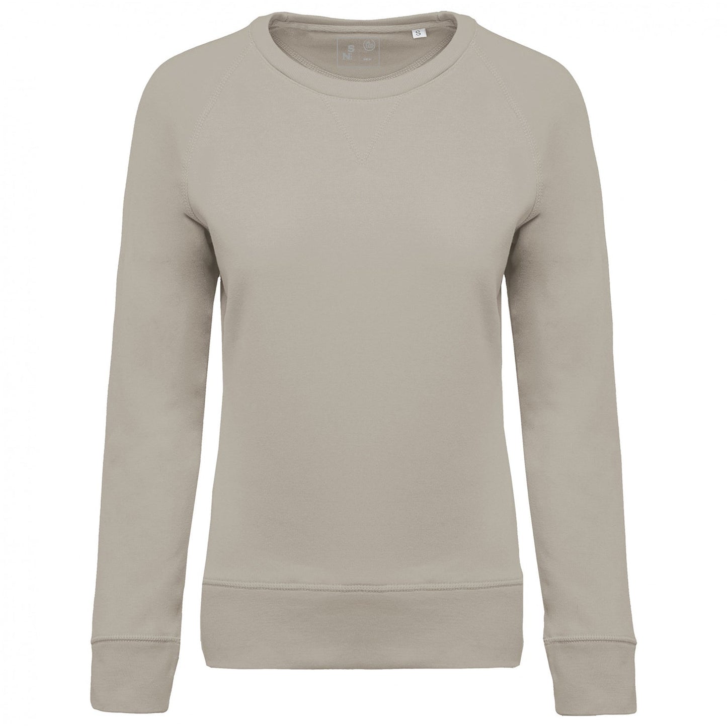 SN481 SWEAT-SHIRT COL ROND EN COTON BIO FEMME