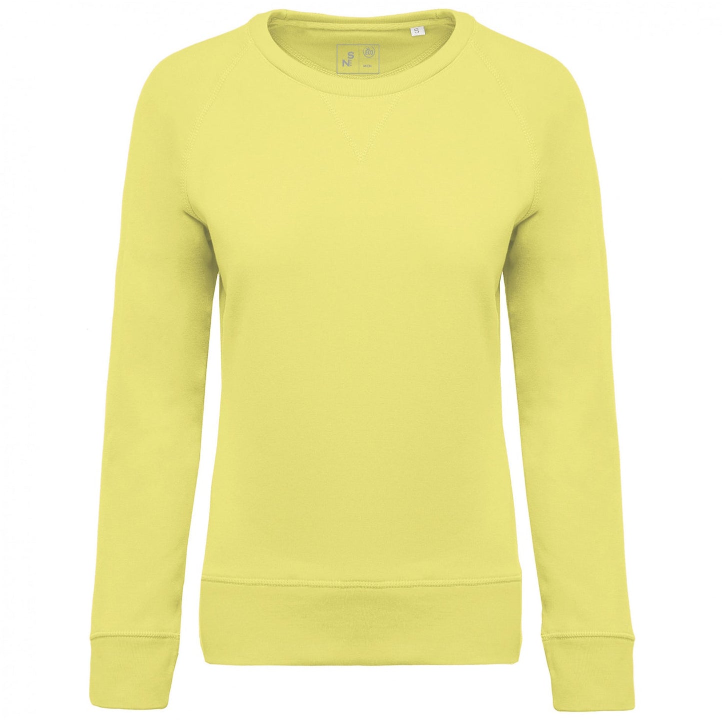 SN481 SWEAT-SHIRT COL ROND EN COTON BIO FEMME