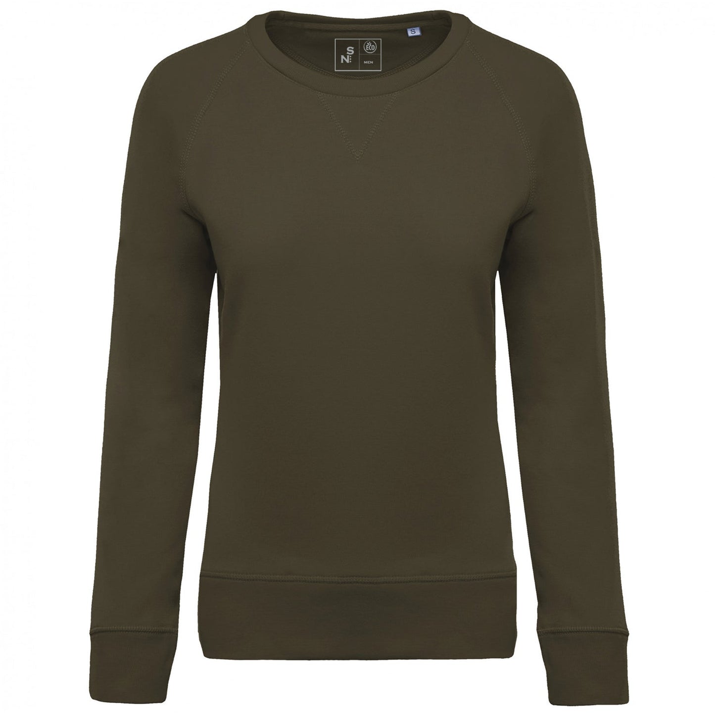 SN481 SWEAT-SHIRT COL ROND EN COTON BIO FEMME