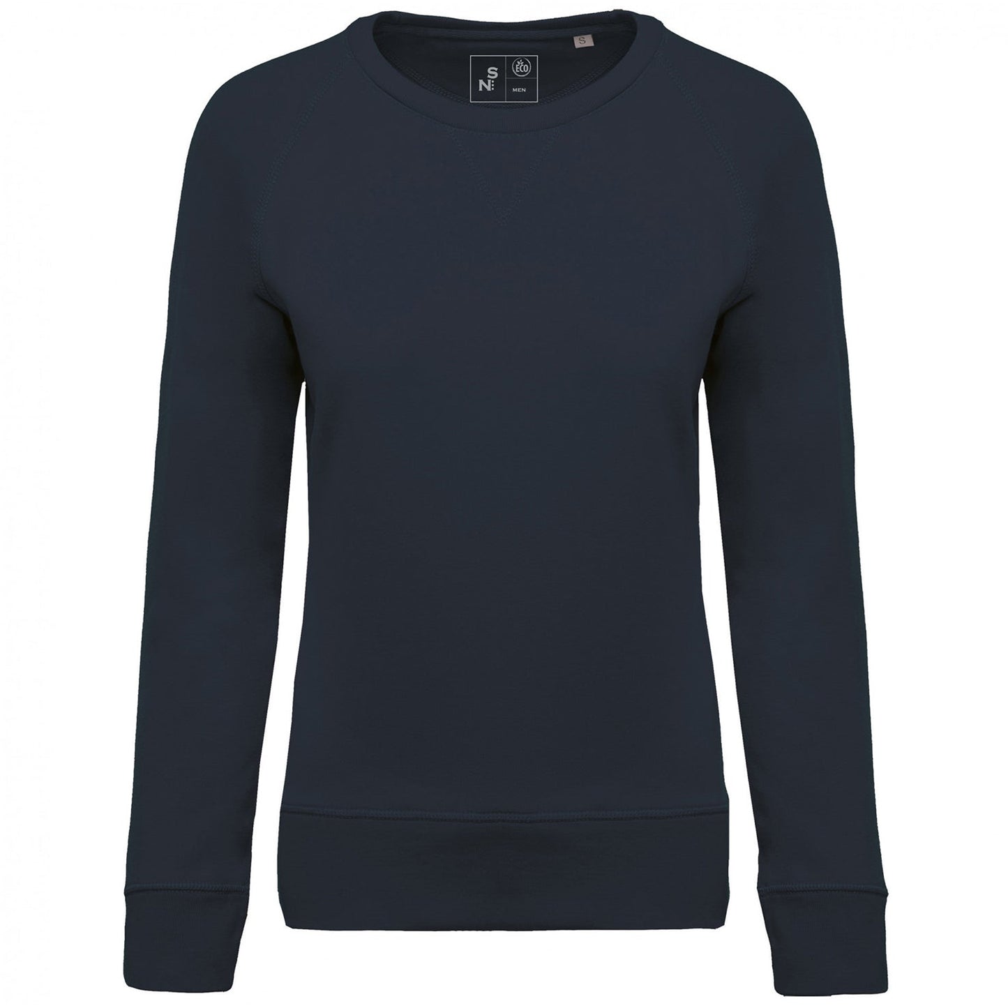 SN481 SWEAT-SHIRT COL ROND EN COTON BIO FEMME