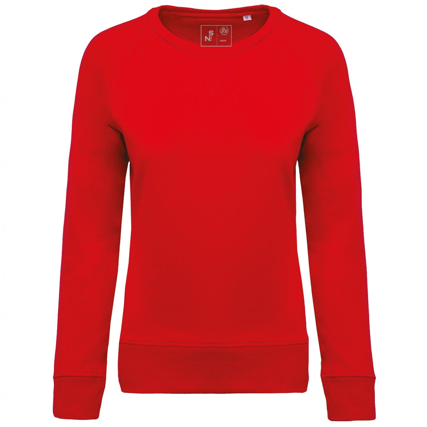 SN481 SWEAT-SHIRT COL ROND EN COTON BIO FEMME