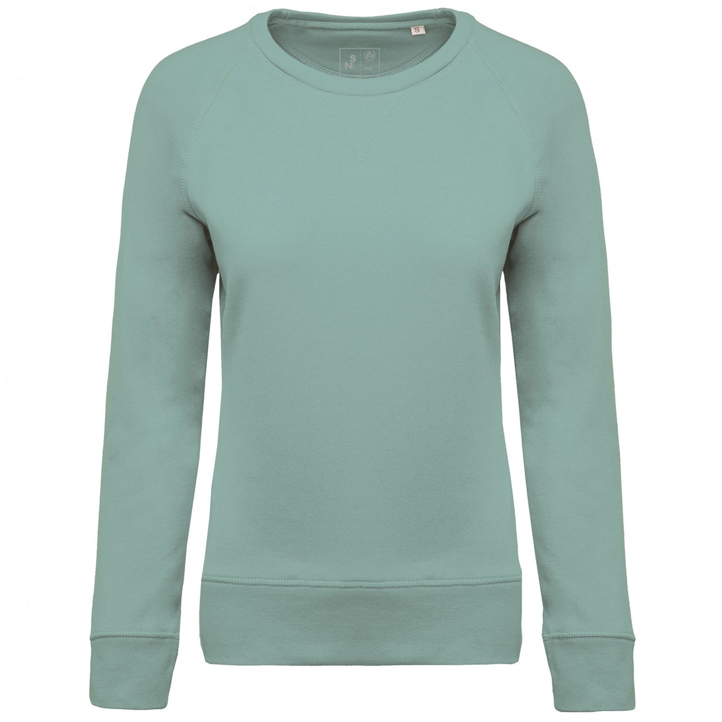 SN481 SWEAT-SHIRT COL ROND EN COTON BIO FEMME