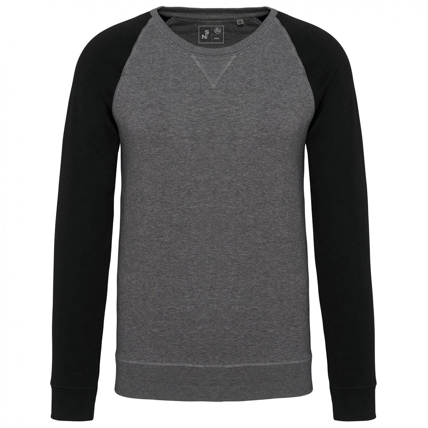 SN491 SWEAT COL ROND BICOLORE.HOMME