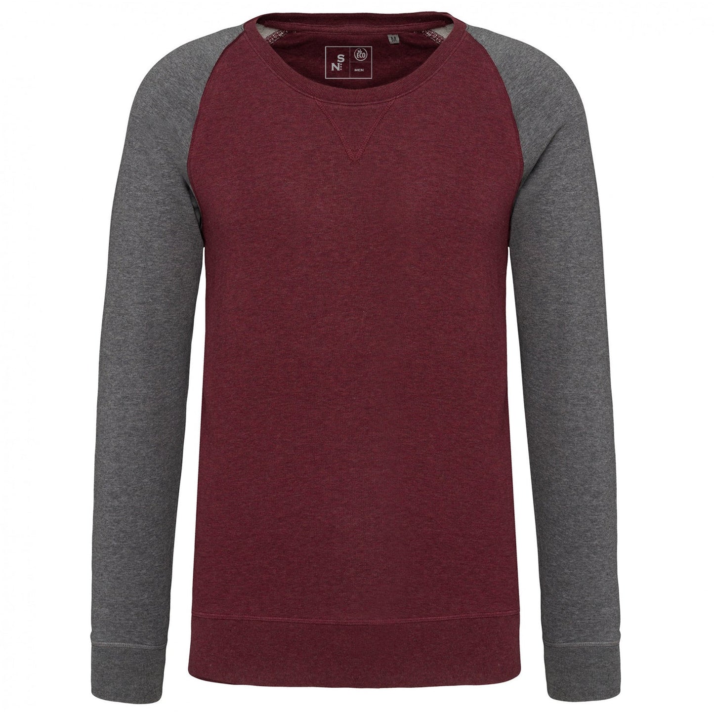 SN491 SWEAT COL ROND BICOLORE.HOMME