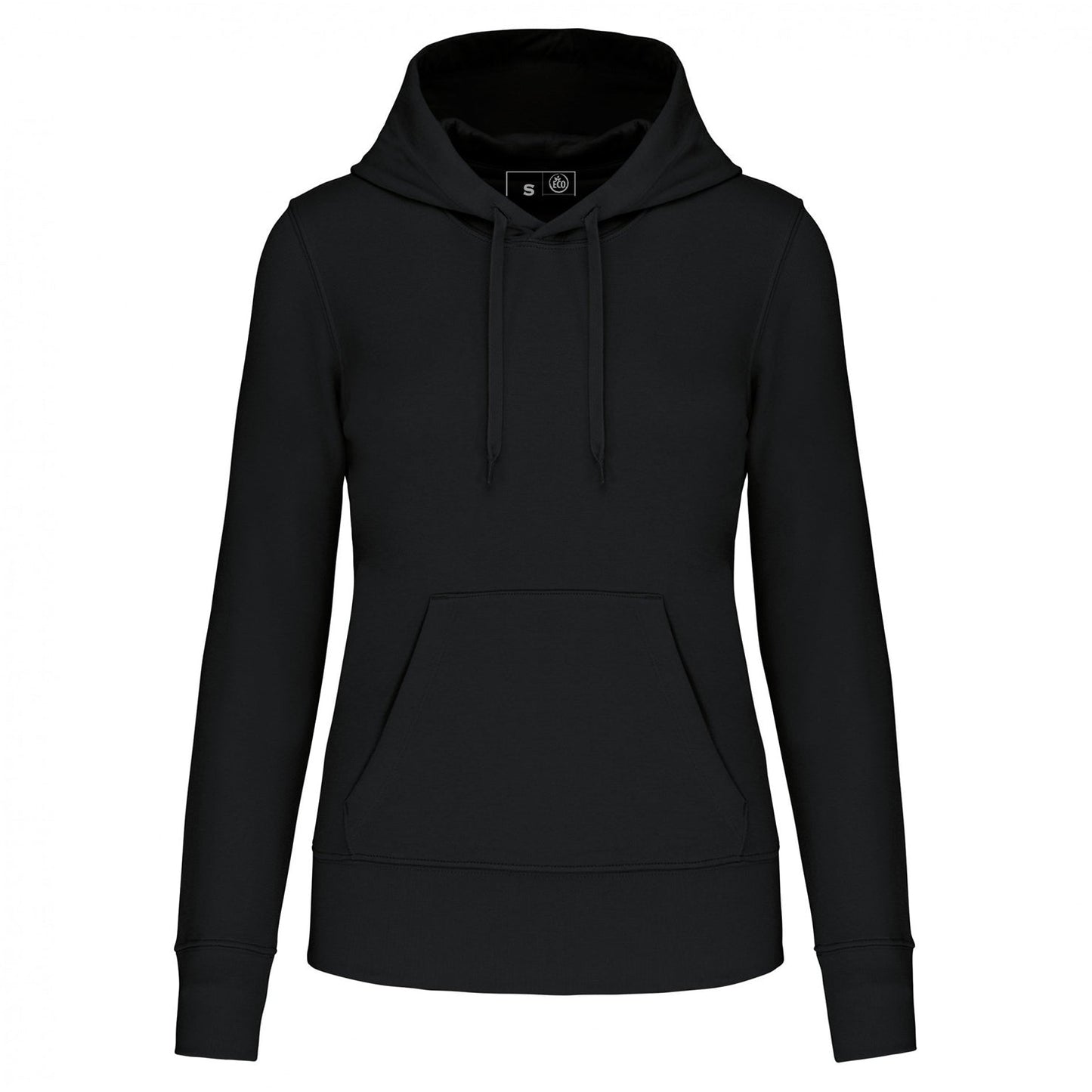 SN4028 - FELPA DA DONNA ECO-RESPONSABILE CON CAPPUCCIO