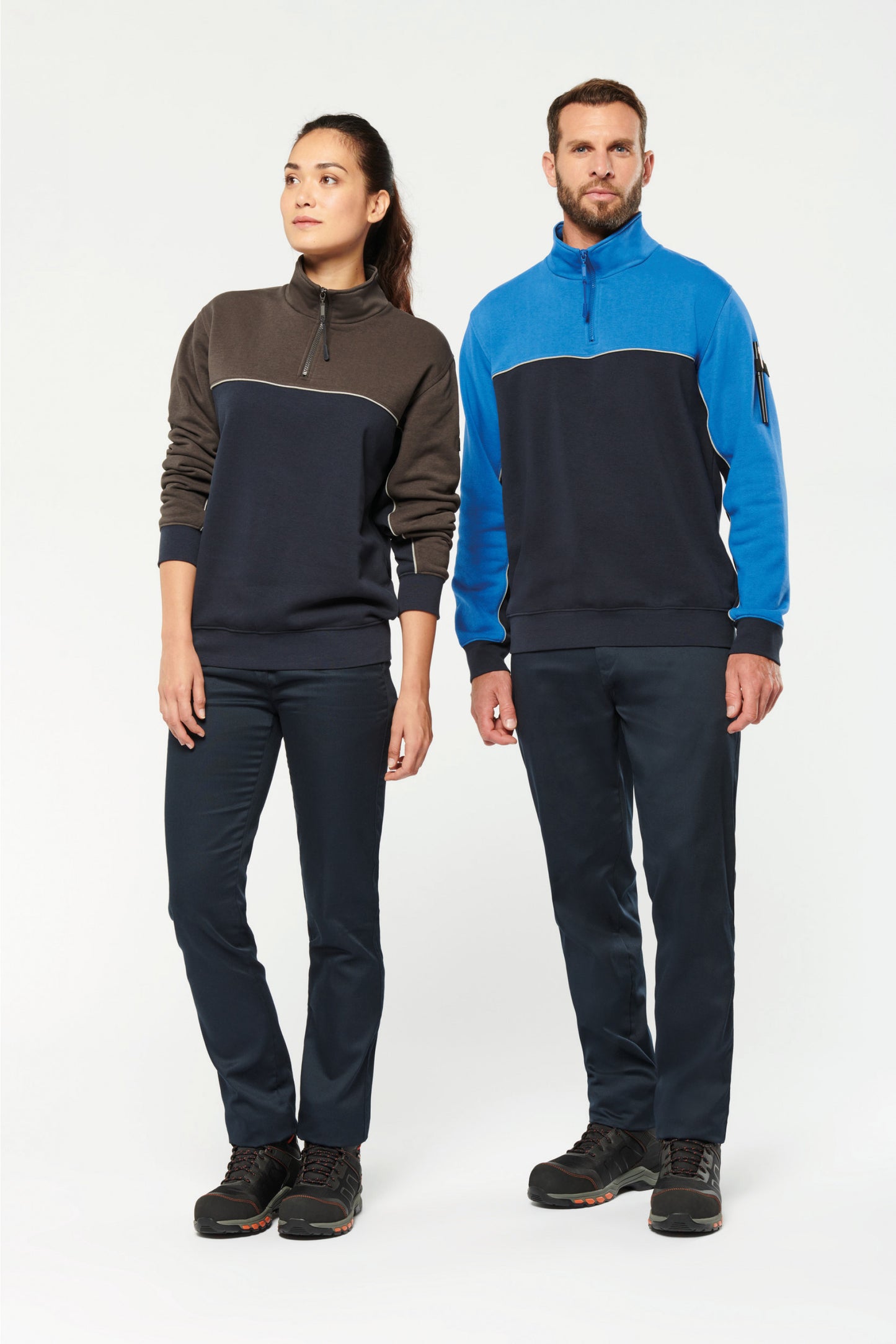 SN404 SUDADERA CUELLO CREMALLERA.UNISEX