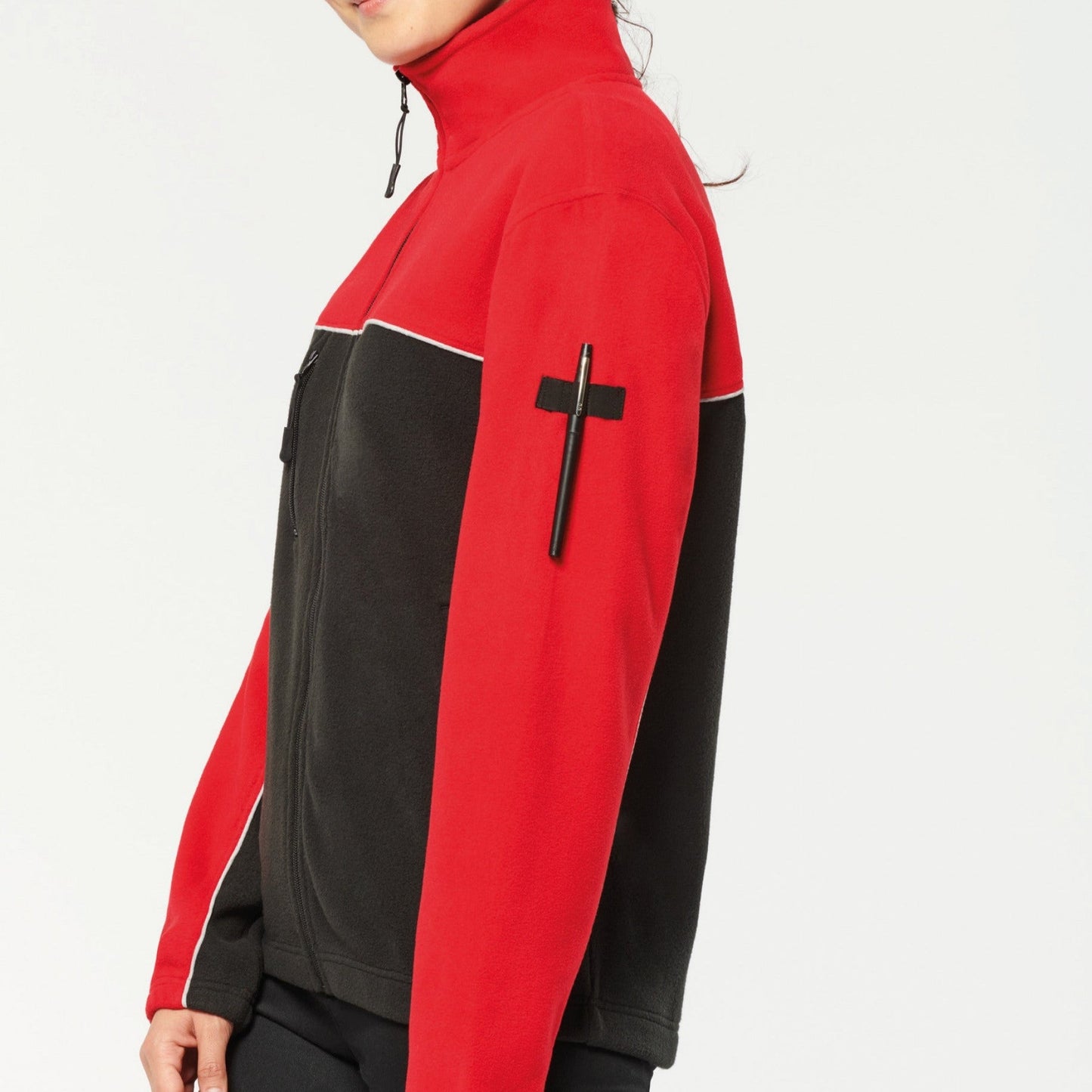 SNCH904 CHAQUETA POLAR BICOLOR