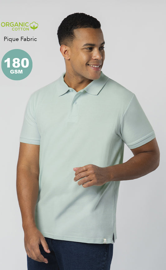 SNP8009-POLO MENT ALGODÓN ORGANICO