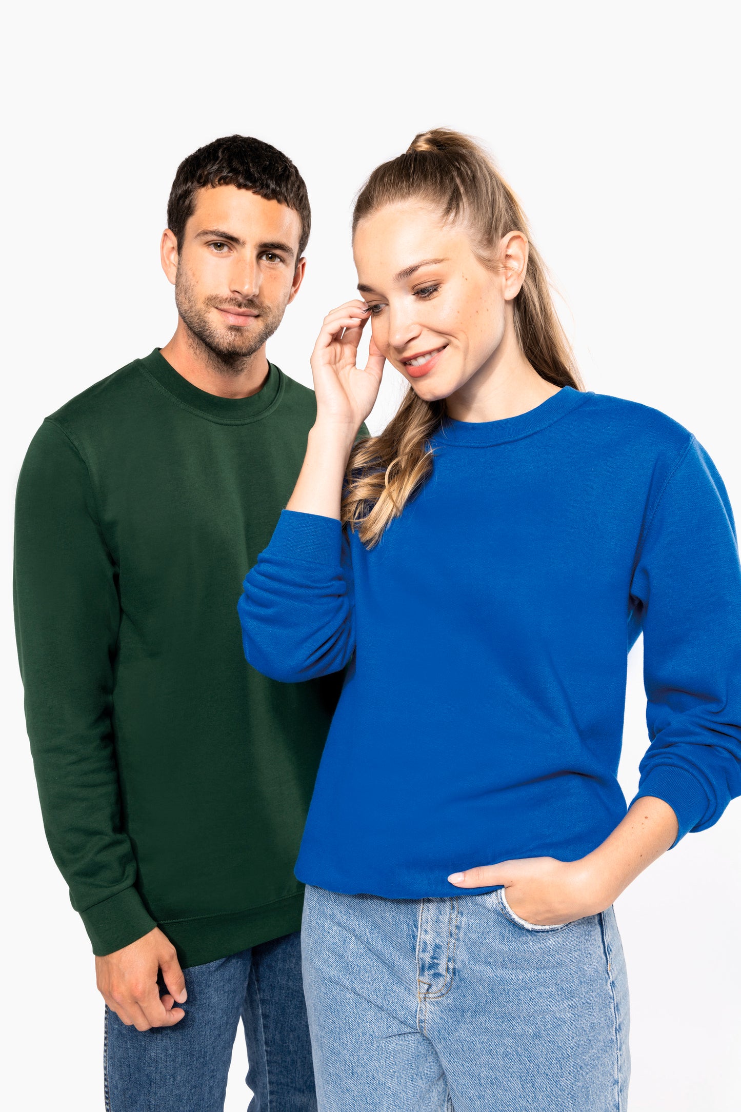 SNS4040 - FELPA UNISEX CON SCOLLO ROTONDO