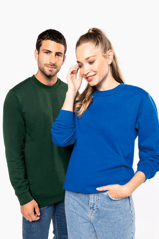SNS4040 - FELPA UNISEX CON SCOLLO ROTONDO