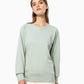 SN481 SUDADERA ALGODÓN ORGÁNICO CUELLO REDONDO.MUJER