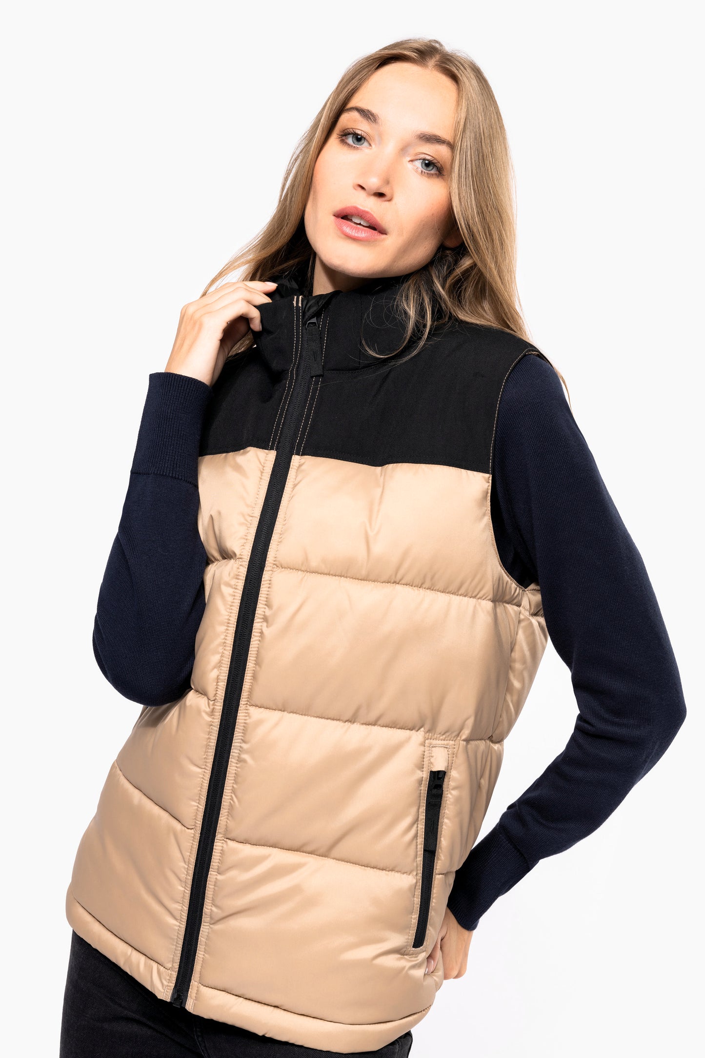 SNCH6162 - GILET REMBOURRÉ MIXTE BICOLORE