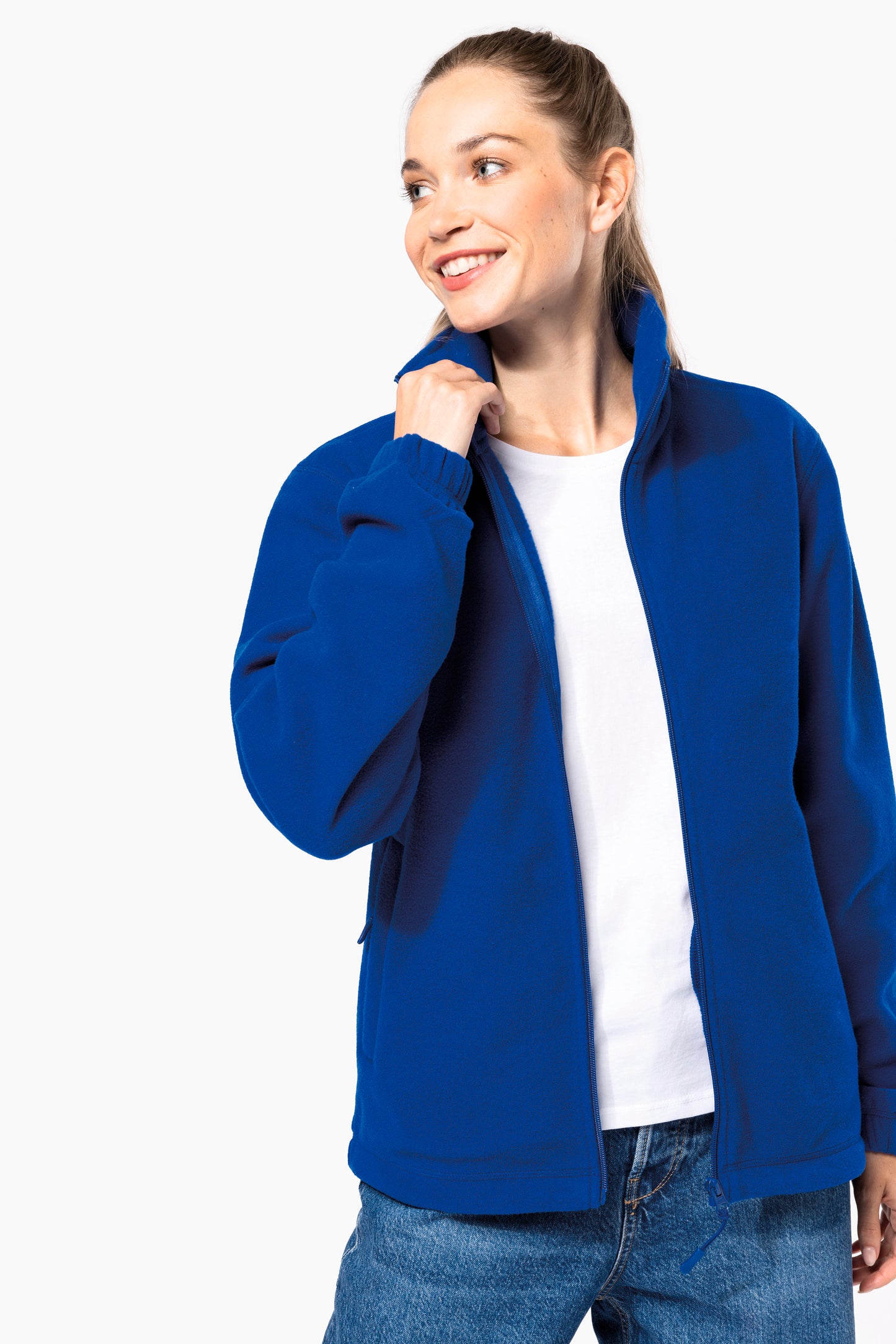 SNCHA940 - CHAQUETA POLAR AJUSTABLE CON PUÑOS ELÁSTICOS