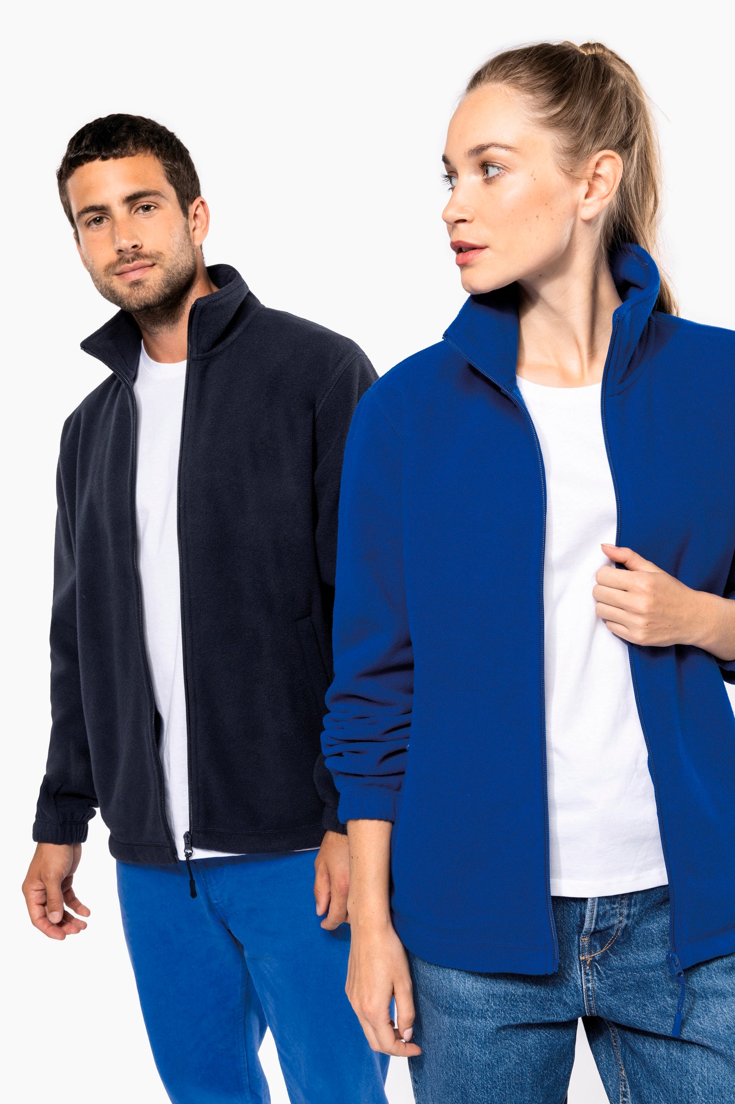 SNCHA940 - CHAQUETA POLAR AJUSTABLE CON PUÑOS ELÁSTICOS