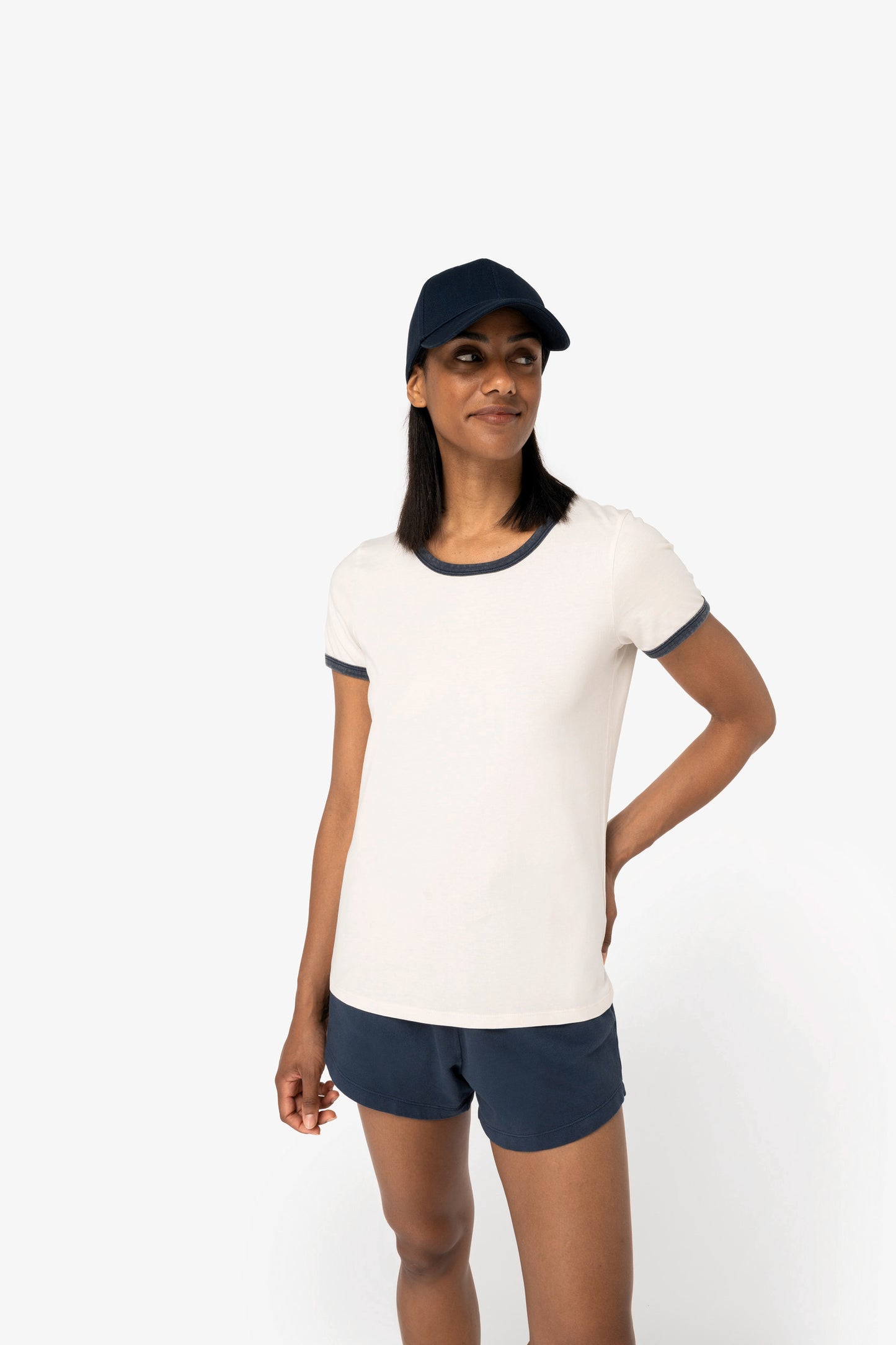 SNCA361 CAMISETA RINGER  EFECTO LAVADO