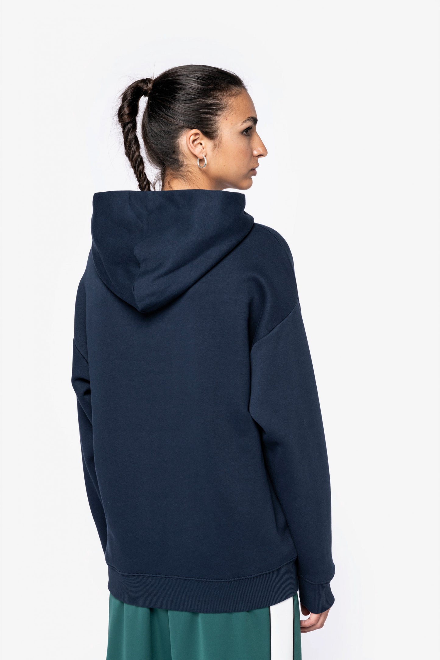 SNS408 - SUDADERA CON CAPUCHA OVERSIZE.UNISEX