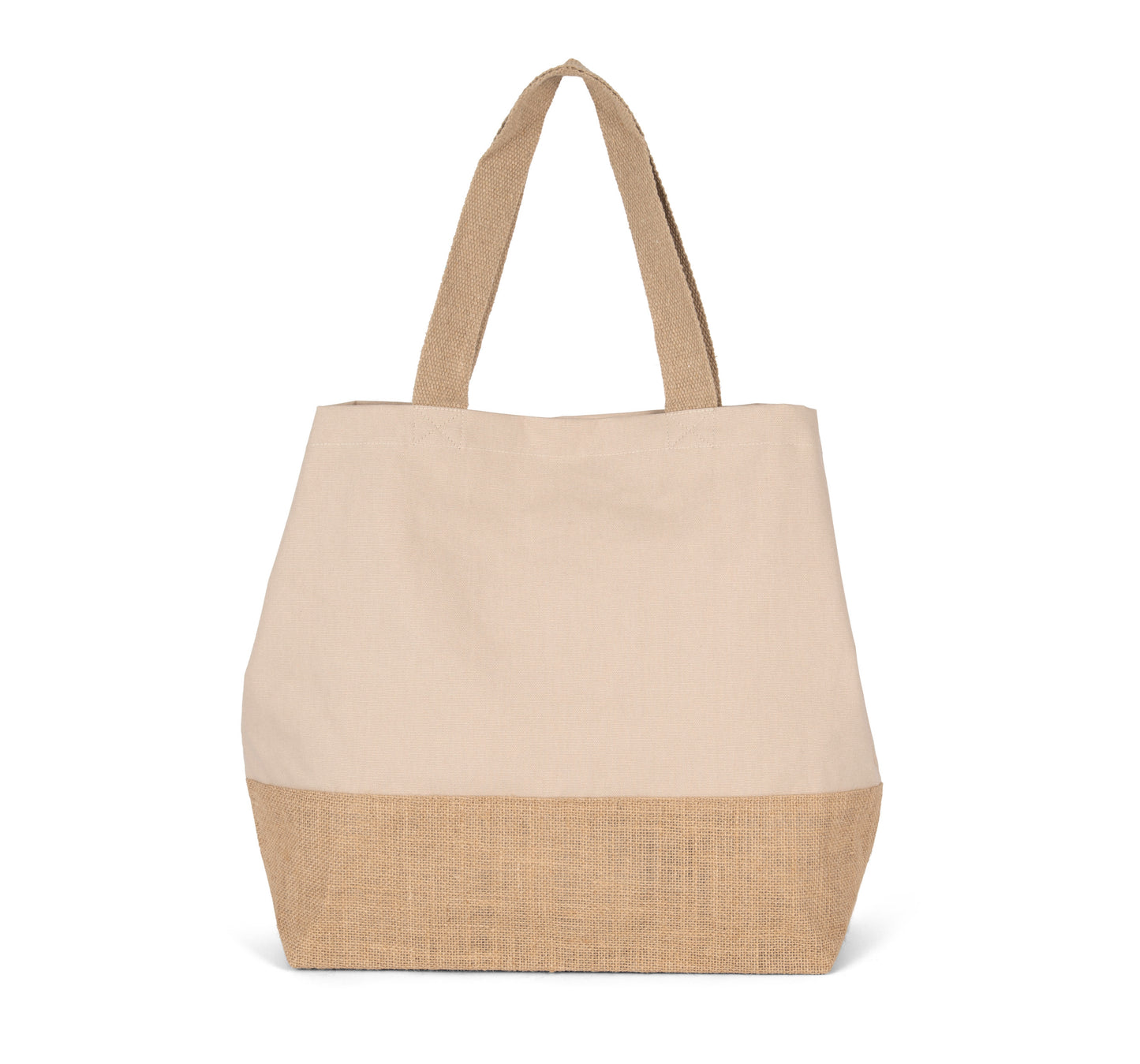 SNB0235 -BOLSA SHOPPER DE YUTE Y ANGODÓN CANVAS