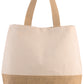 SNB0235 -BOLSA SHOPPER DE YUTE Y ANGODÓN CANVAS