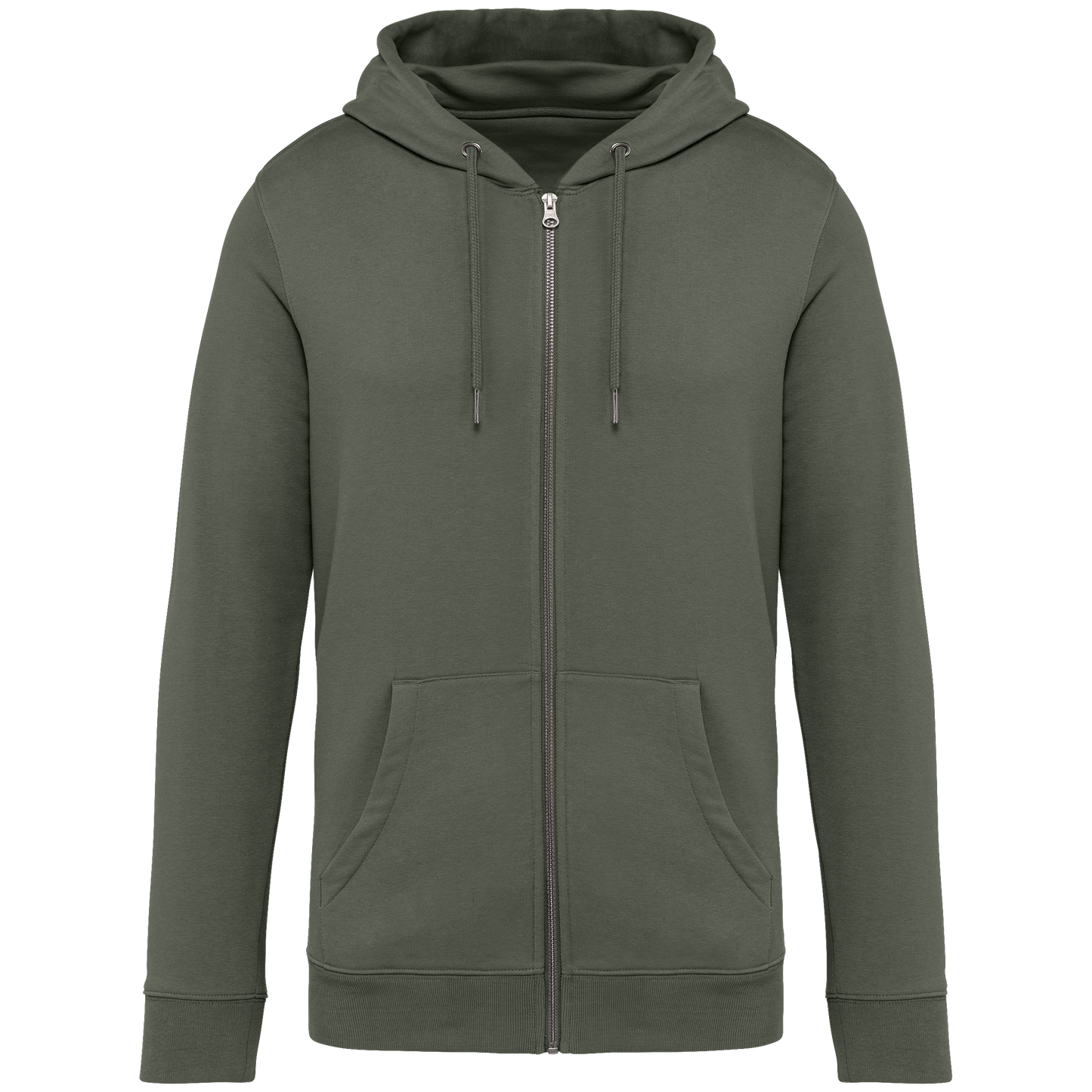 SNG402 - FELPA ECO CON ZIP E CAPPUCCIO UNISEX