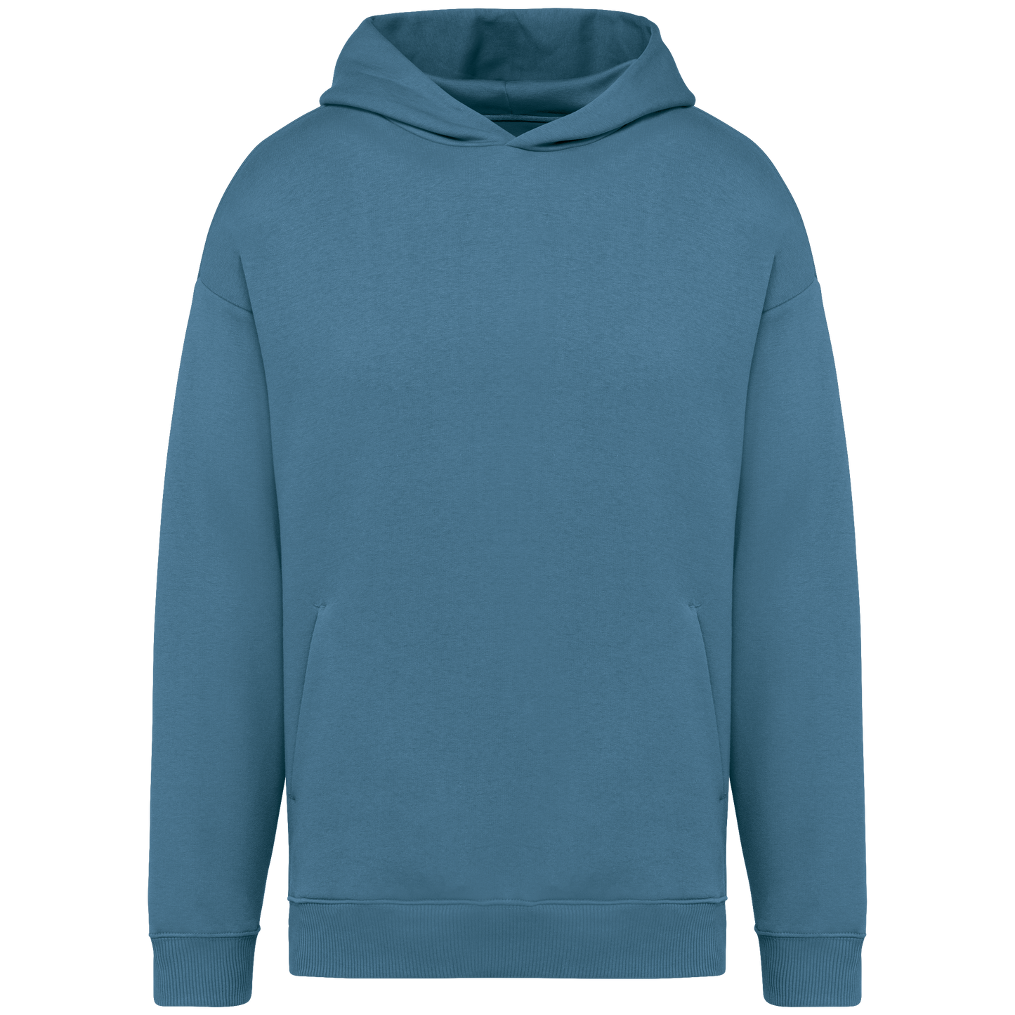 SNS408 - FELPA OVERSIZE CON CAPPUCCIO.UNISEX