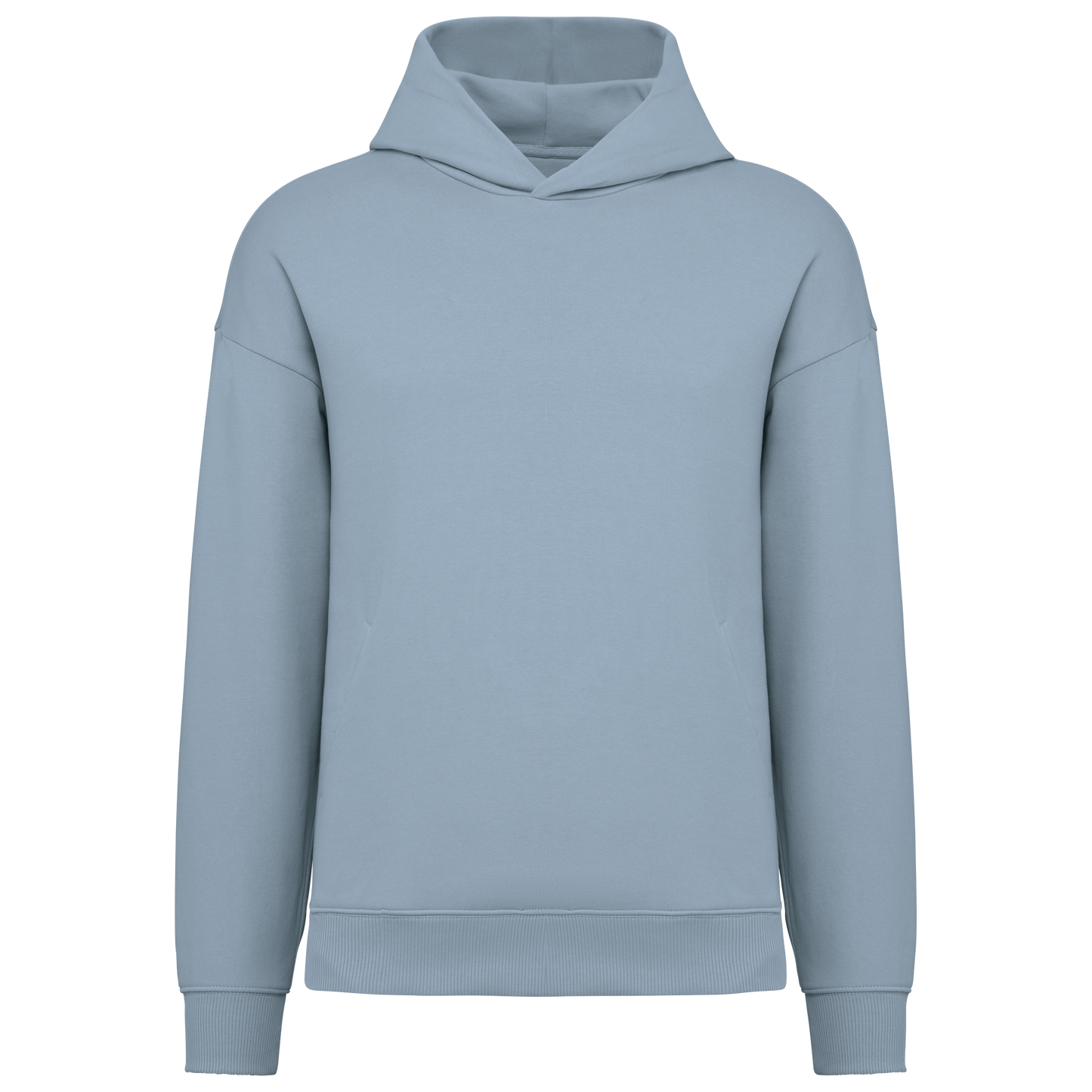 SNS408 - FELPA OVERSIZE CON CAPPUCCIO.UNISEX