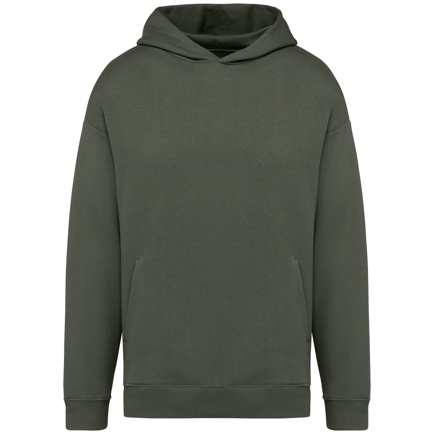 SNS408 - FELPA OVERSIZE CON CAPPUCCIO.UNISEX