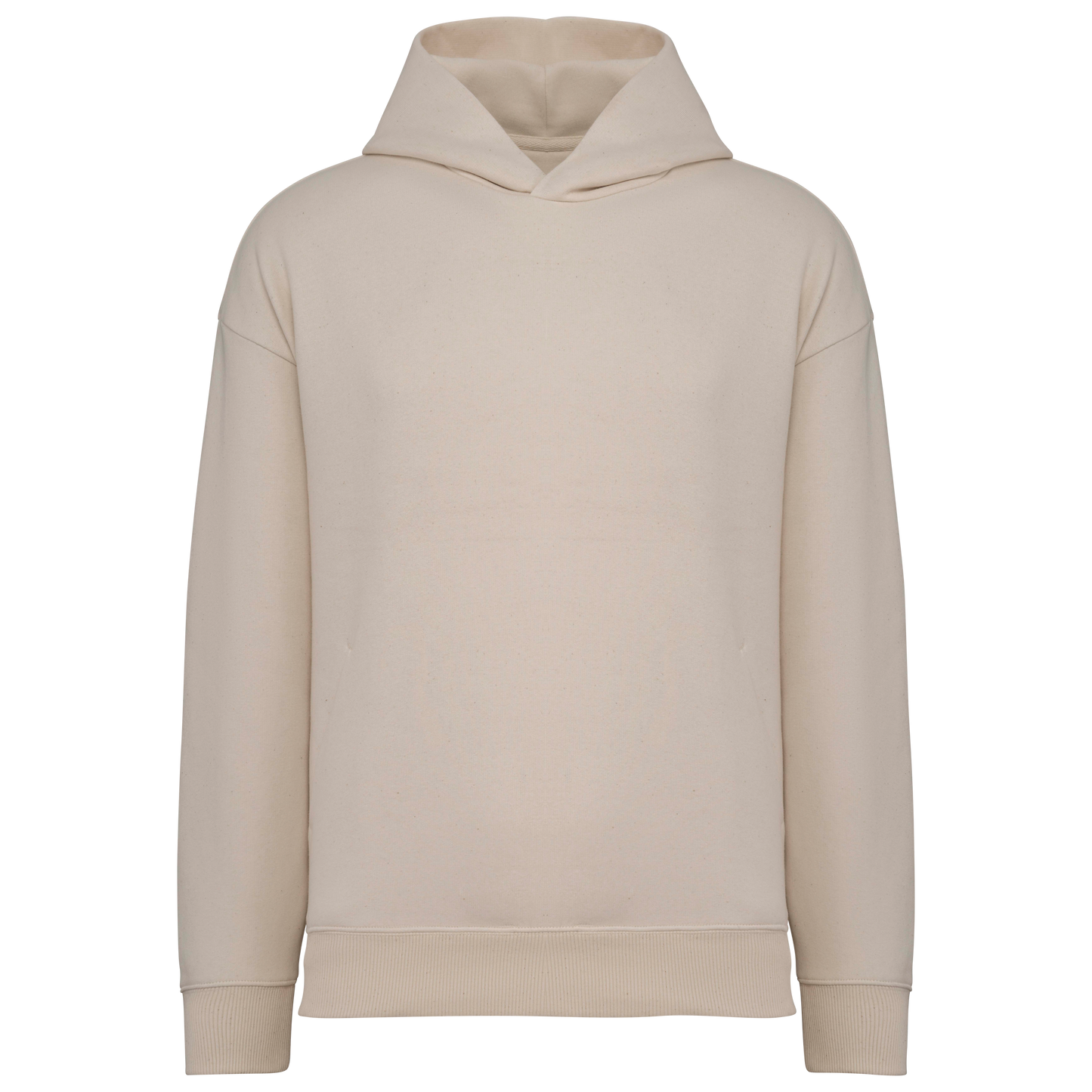 SNS408 - FELPA OVERSIZE CON CAPPUCCIO.UNISEX