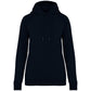 SNG422 - SWEAT-SHIRT ECO À CAPUCHE ET MANCHES RAGLAN FEMME