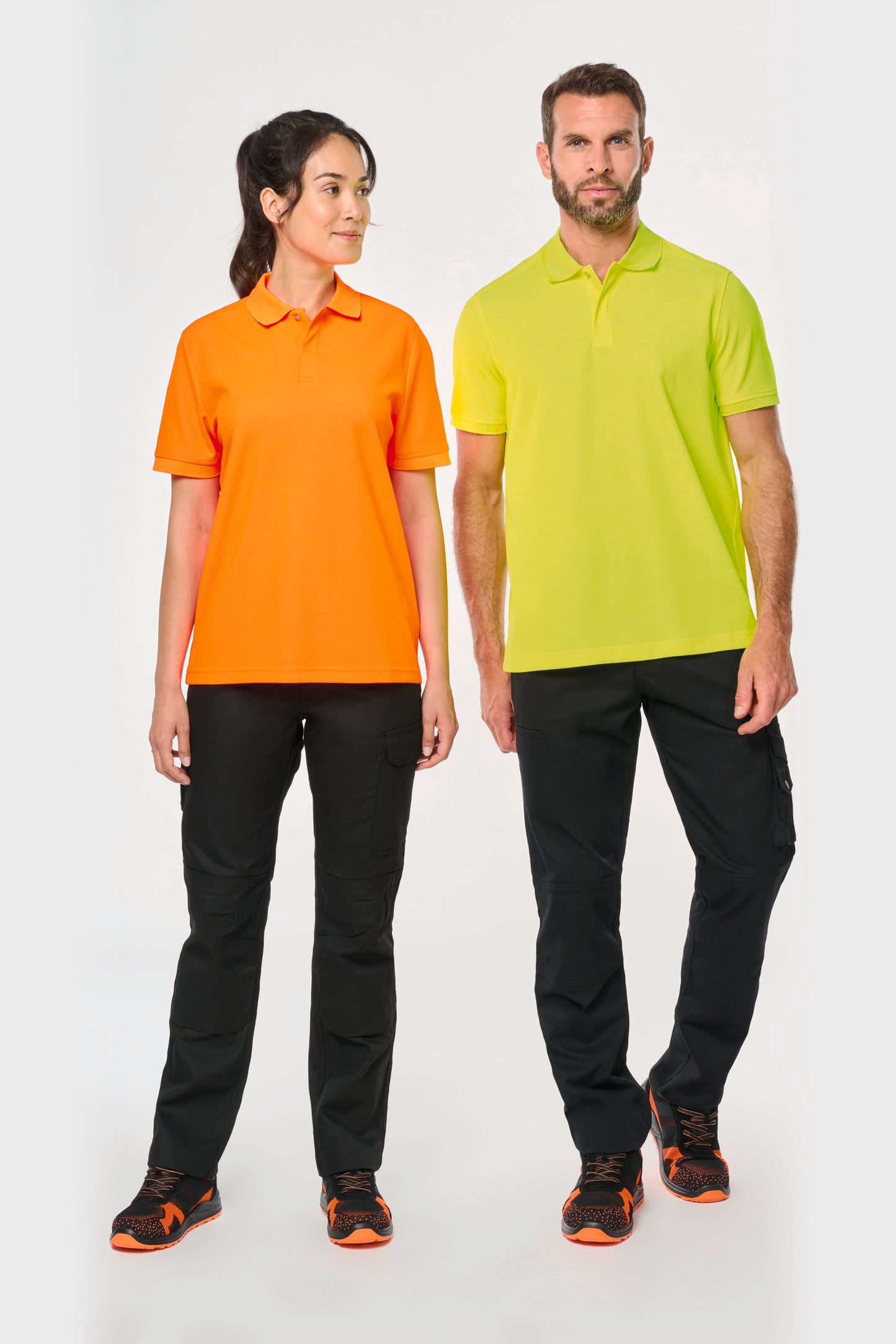 SNP208 - POLO ECO FLUOR.UNISEX