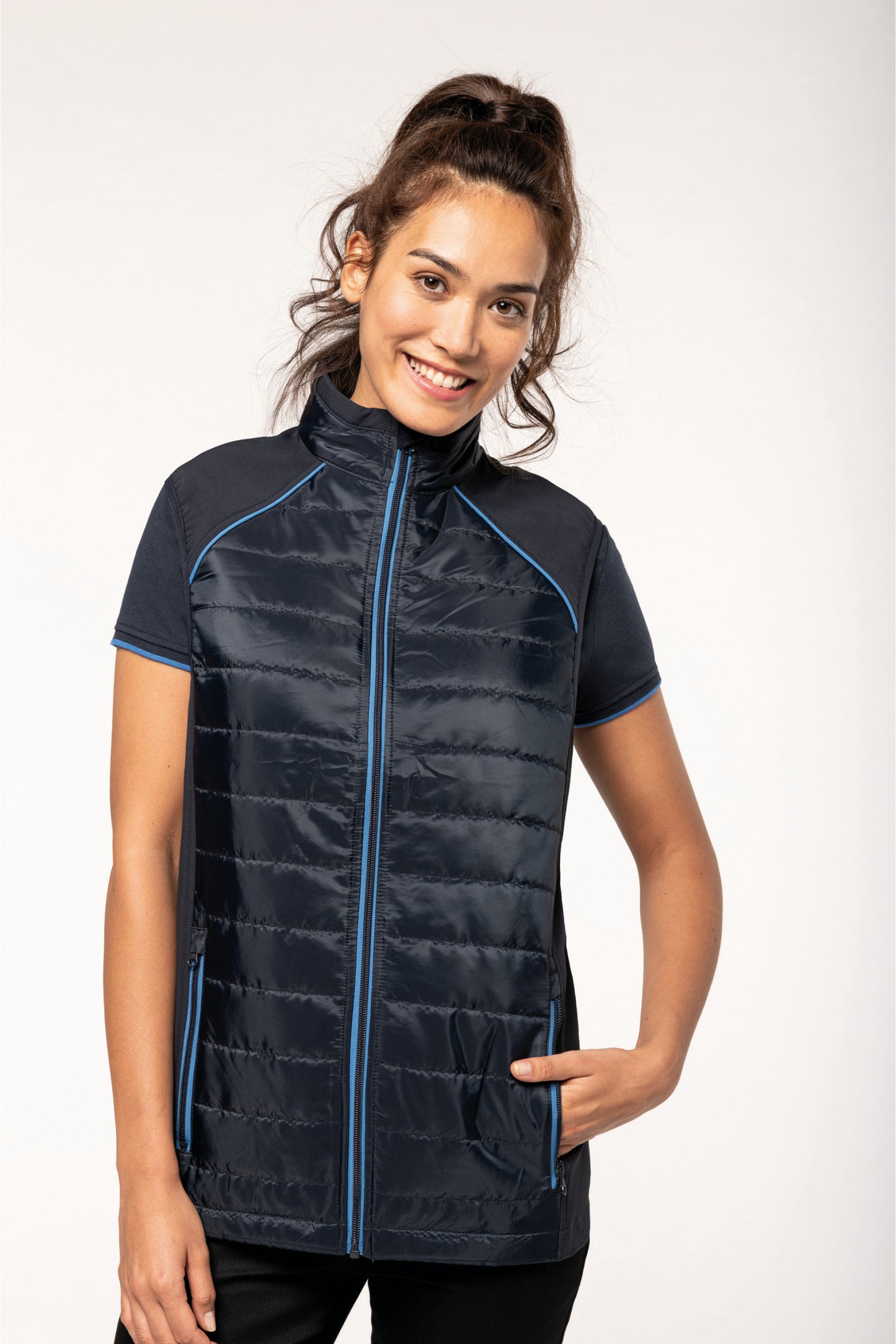 SNL606 - GILET BIMATERIALE DAY TO DAY. UNISEX