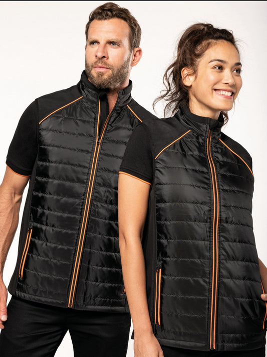 SNL606 - GILET BIMATERIALE DAY TO DAY. UNISEX