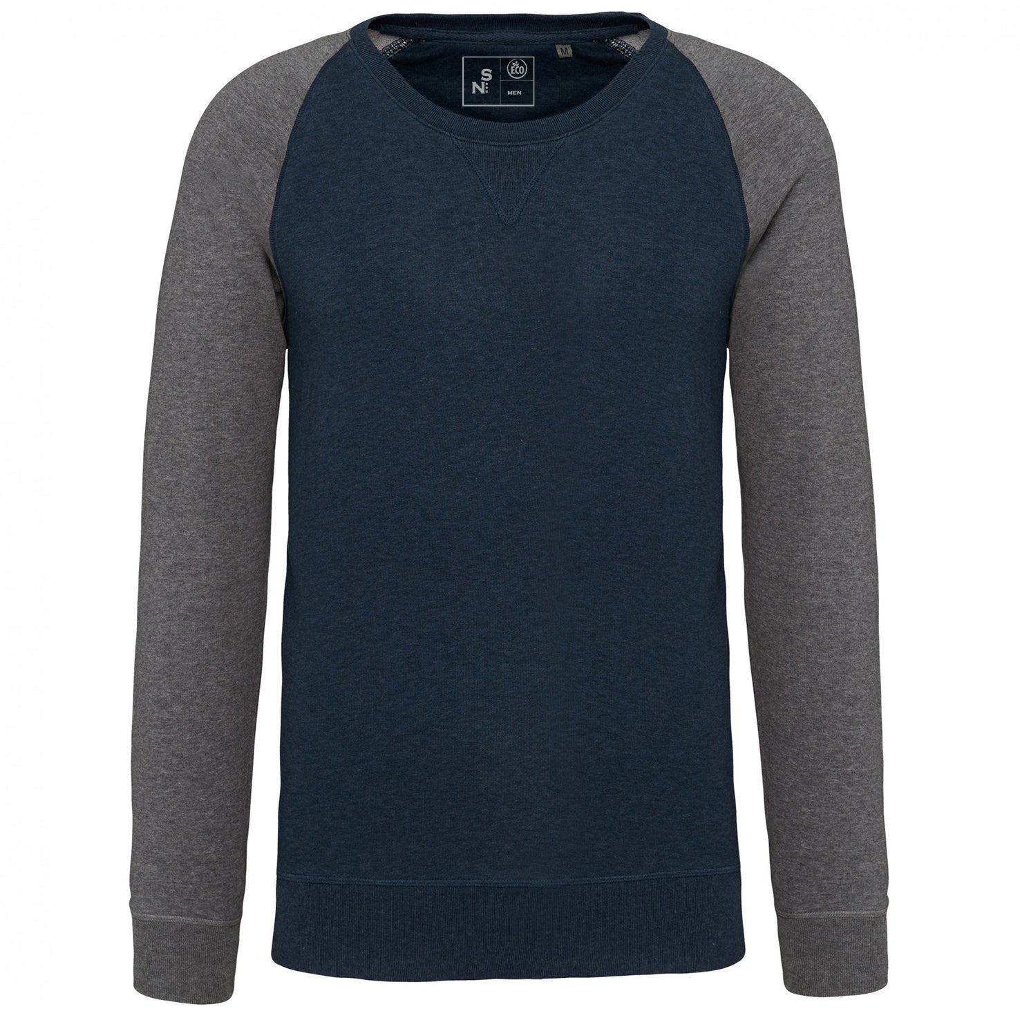 Sudadera bicolor online hombre